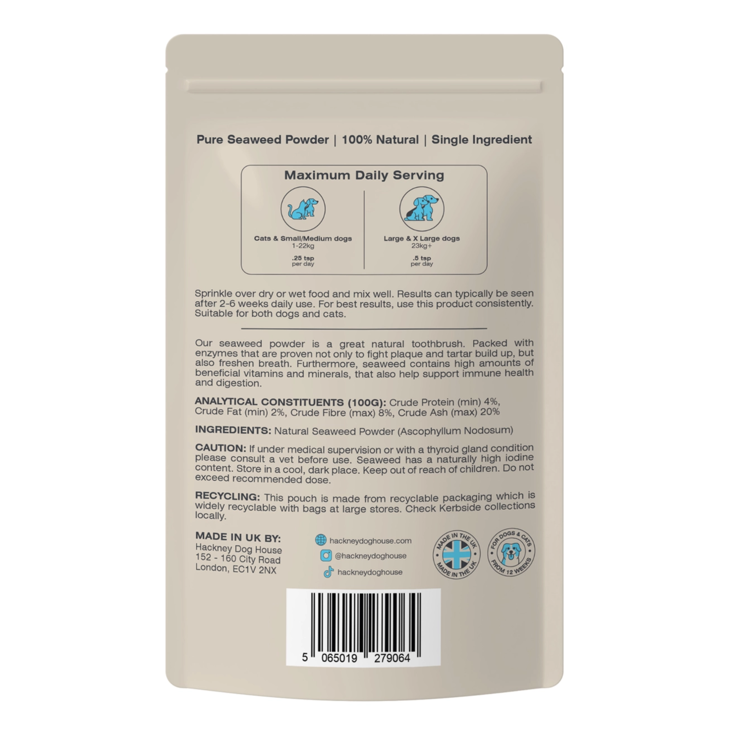 Plaque Powder - Hackney Dog House