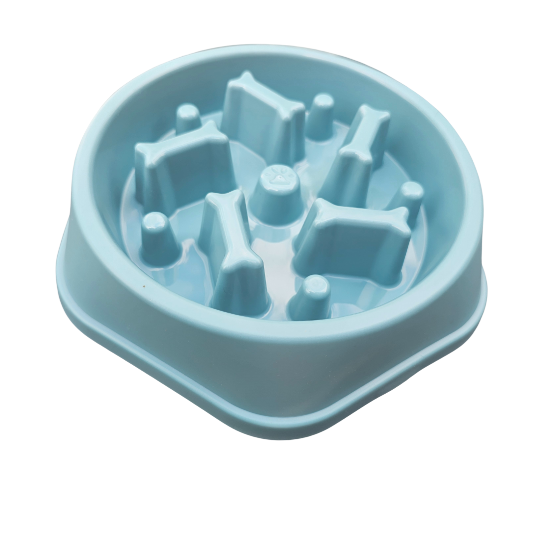 Slow Feeder Bowl - Blue
