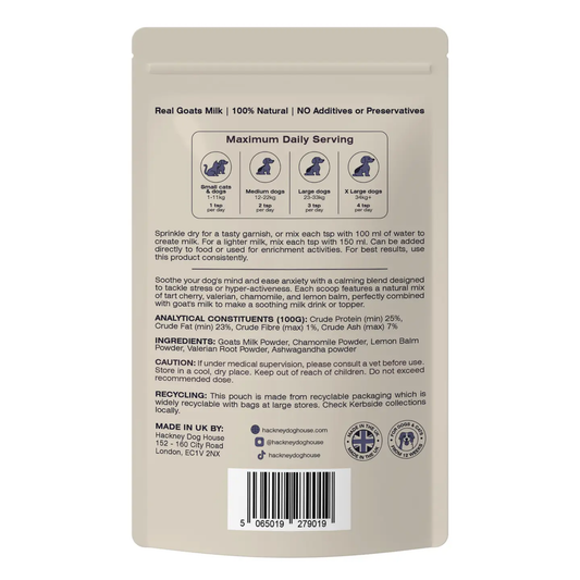 Calming Goats Milk Topper - Hackney Dog House