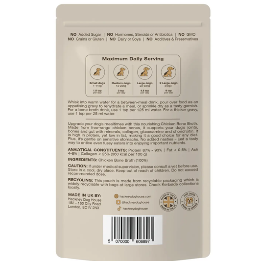 Chicken Bone Broth - Hackney Dog House