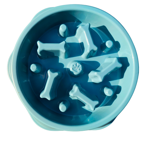 Slow Feeder Bowl - Blue