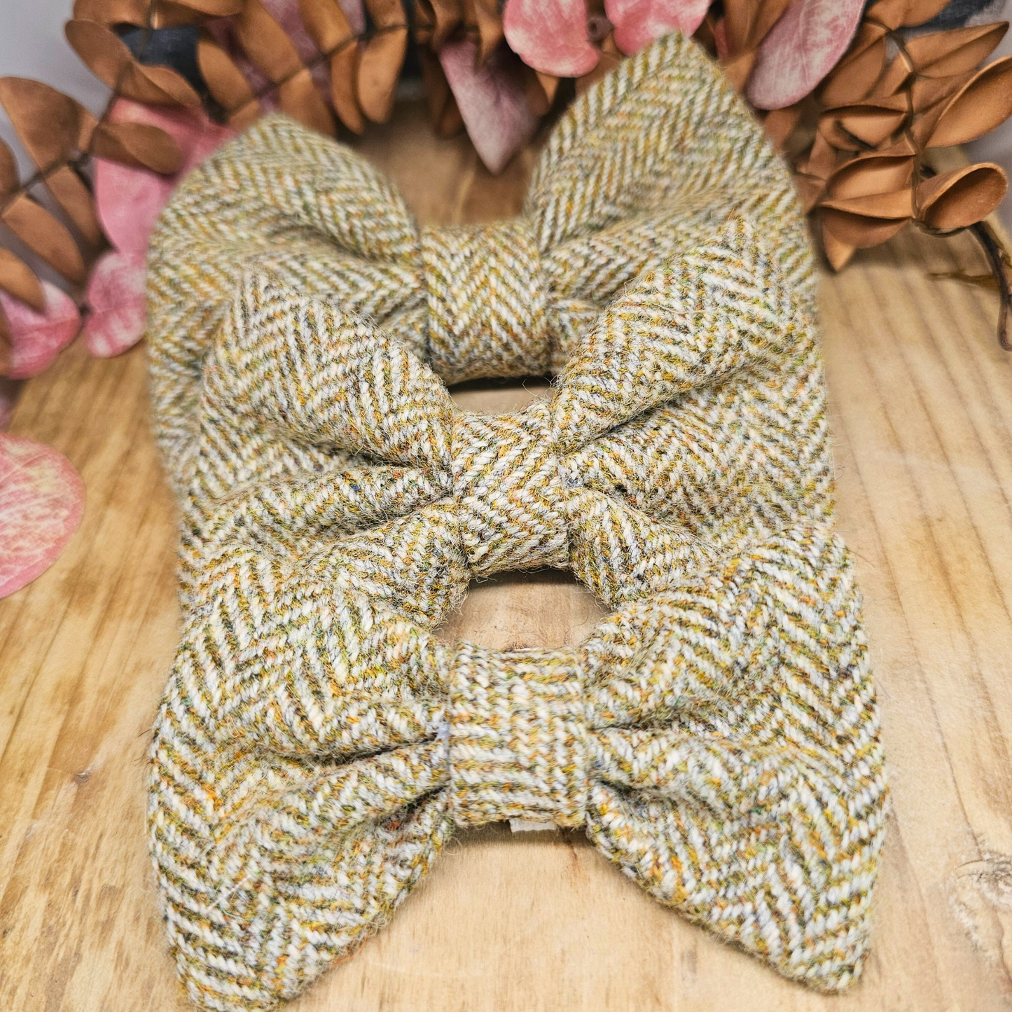 Dog Bow Tie -  'Marvellous Moss'