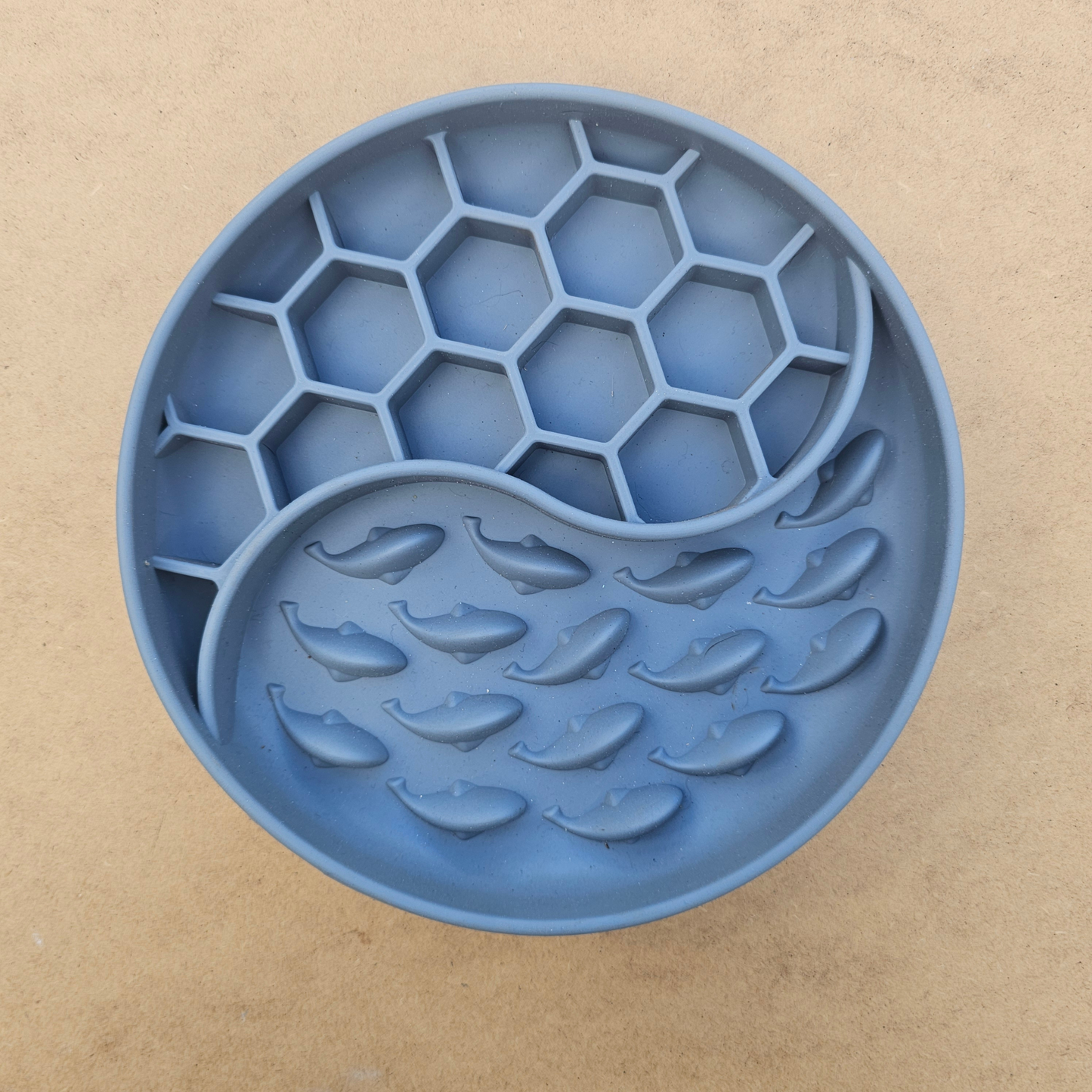 Silicone Slow Feeder - Blue/Grey