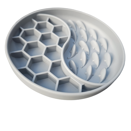 Silicone Slow Feeder - Blue/Grey