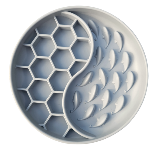 Silicone Slow Feeder - Blue/Grey